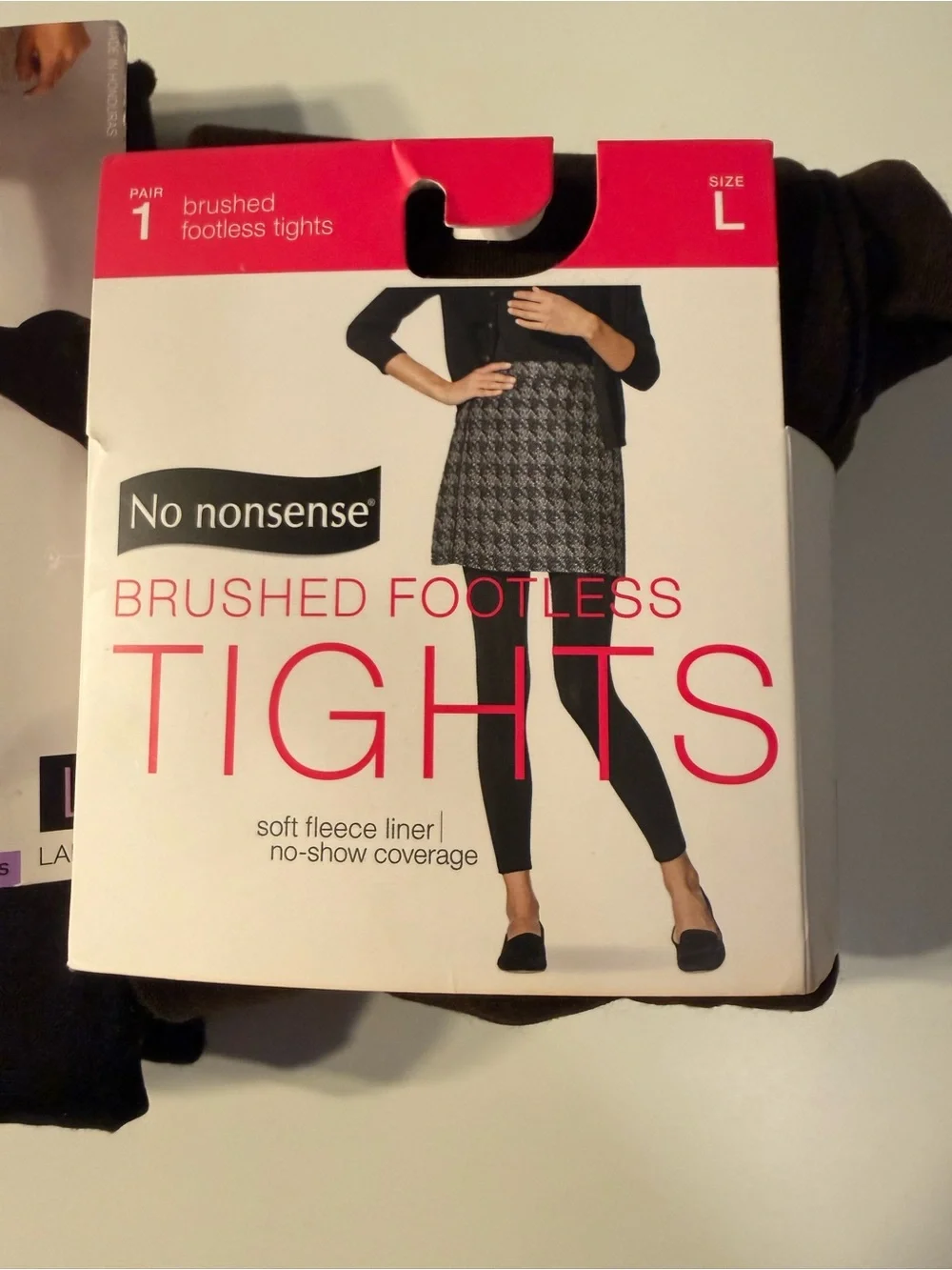 pantyhose lot Large, Karen Scott, Apt 9 Black Out, No Nonsense Brush
